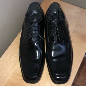 Stacy Adams Calhoun Mens Moc-Toe Leather Lace Oxford Dress Shoes